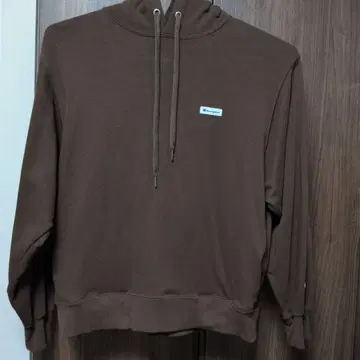 Champion 브라운 후드 부착 후드티