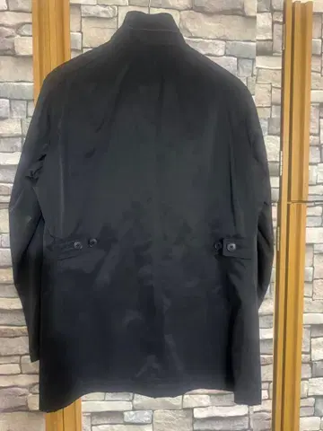 블랙 스텐카라 코트