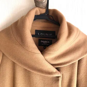 이탈리아 원단 FABRICA [루니] 울 롱 코트 40사이즈