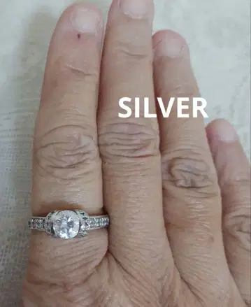 반짝이는 스톤 SILVER 반지