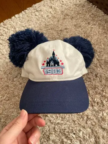 디즈니 폼폼 포함 캡 미키