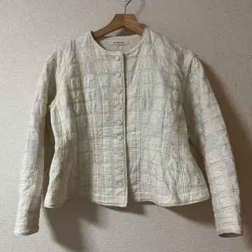 SUSURI 노카라 퀼팅 자켓 사이즈 1