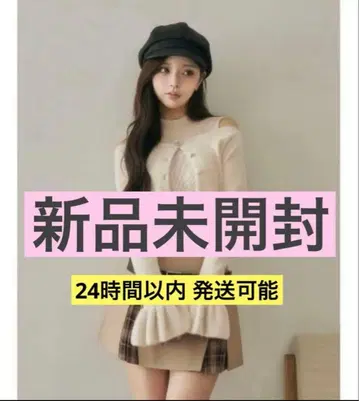 Darich 다리치 앙상블 샤기 니트탑 아이보리