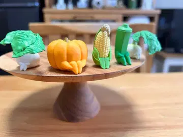 채소 캐릭터 (기다림 채소) 캡슐 토이 세트