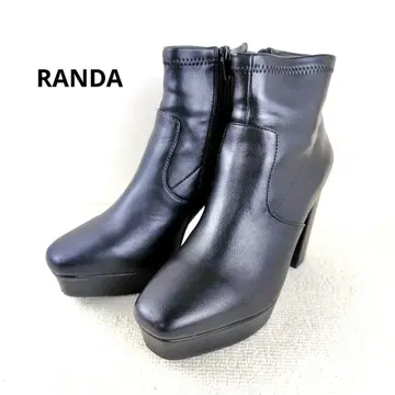 [새상품급] RANDA 스트레치 숏부츠 M 사이즈 블랙