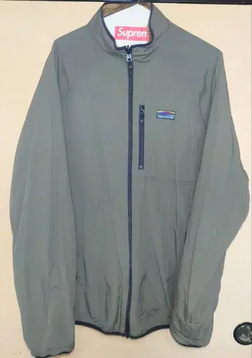 프릭스스토어 릴랙스핏 나일론 플리스 리버서블 블루종