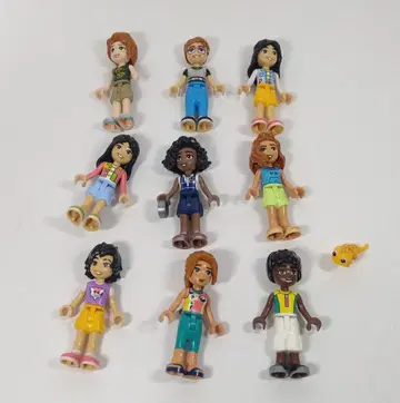 레고 프렌즈 미니 피규어 9개 묶음 판매 정품 부품 고래 동물 외