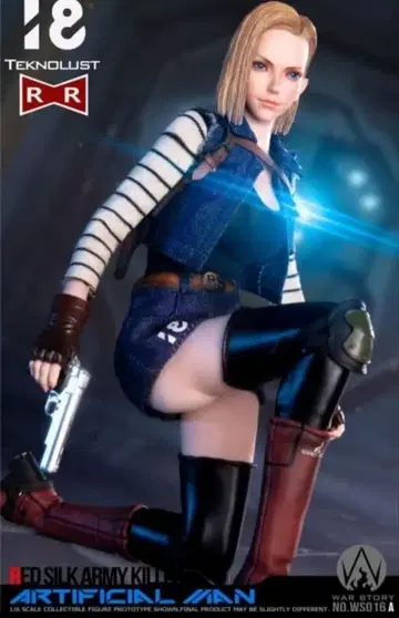 미사용 새상품 1/6 여성 액션 피규어 18호 Warstory