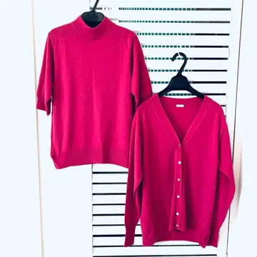 IENA 이에나 [ 새상품급 ] 앙상블 니트 하이 게이지 사이즈 Free