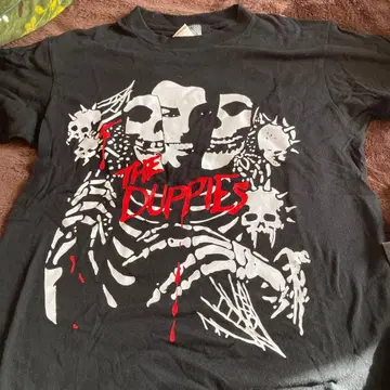 THE DUPPIES 스켈레톤T셔츠 블랙