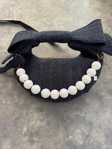 RAPTURE 리본 포함 숄더백 네이비