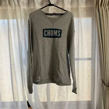 CHUMS 그레이 크루넥 트레이닝복
