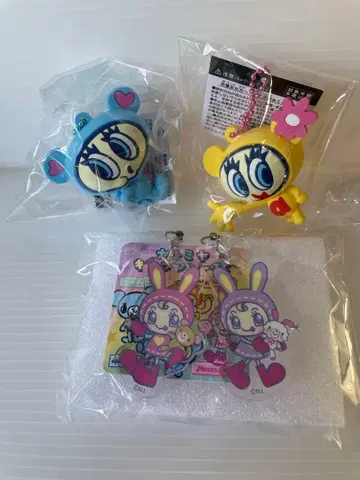 메조 피아노 니코리루 스트랩 엔젤 블루 3D 러버 마스코트 BC 2개