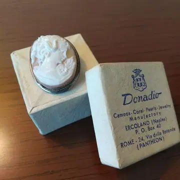 Donadio 카메오 브로치 펜던트 탑 여성 이탈리아