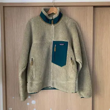 Patagonia 플리스 자켓 베이지/그린