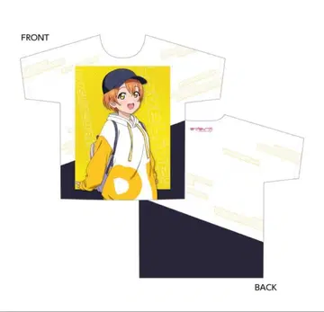 러브 라이브 신작 풀 그래픽 T셔츠 호시조라 린 XL 사이즈