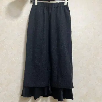 성숙/러블리 FIL DE FER 다크 그레이 스커트