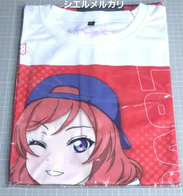 러브 라이브! 풀 그래픽 T셔츠 니시키노 마키