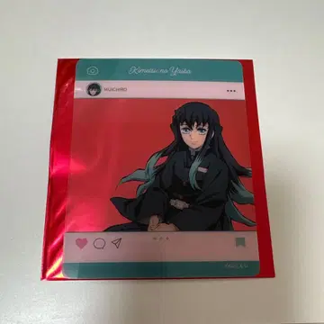 귀멸의 칼날 토키토 무이치로 전 집중전 SNS풍 클리어 카드