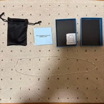 925 스털링 실버 목걸이 박스 포함 [ 미사용 새상품 ]