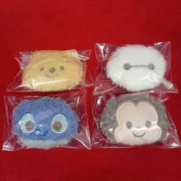 디즈니 헤어 클립 4종 세트