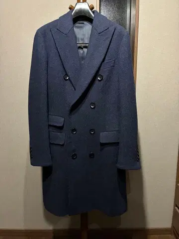 새상품급 SUIT SELECT 더블 브레스트 체스터 코트 S