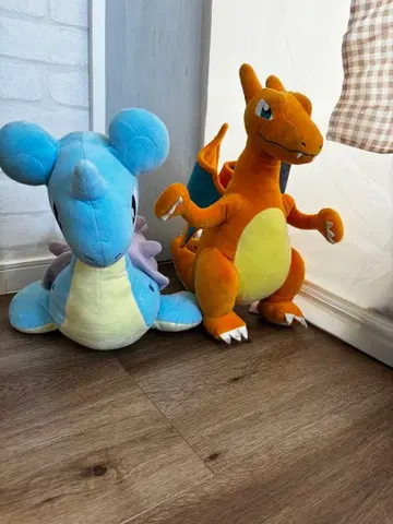 리자몽 라프라스 봉제 인형 세트