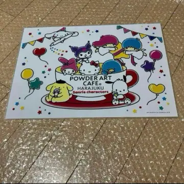 산리오 캐릭터즈 POWDER ART HARAJUKU 특별 혜택 런천 매트