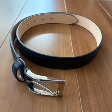 새상품급 화이트하우스콕스 벨트 B.1859 블랙 이탈리아제