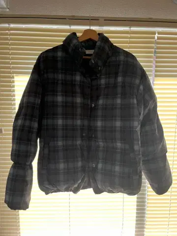 CADANIC TYPE 체크 다운 자켓