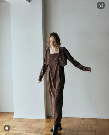 COCO DEAL 브라운 셋업