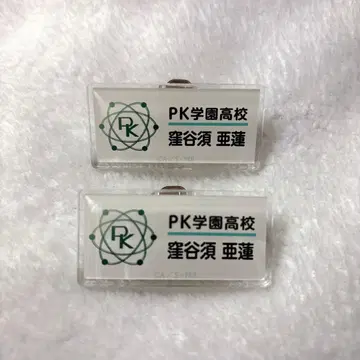 사이키 쿠스오의 재난 난자타운 네임 배지 컬렉션 쿠보야스 아렌 2개