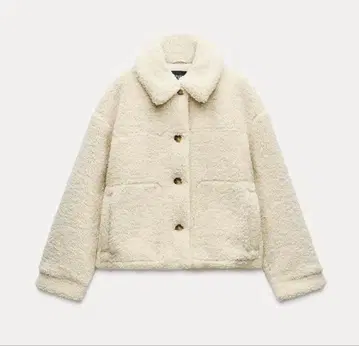 ZARA 보아 코트 보아 자켓 XS