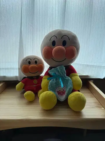 호빵맨 봉제 인형 2체 세트