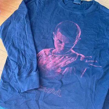 x-girl 스트레인저 싱스 긴팔 T셔츠