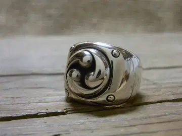 [ 새상품 ] 축제 액세서리! 실버 925 / 미츠도모에 반지 / 001