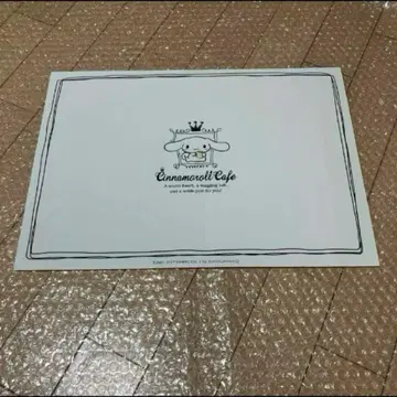 산리오 시나모롤 카페 혜택 런치 매트 시나몬