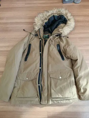 Schott 다운 자켓 베이지 L 사이즈