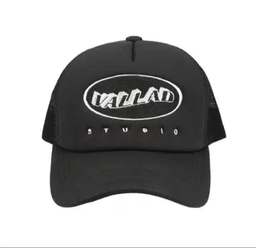 VALLAD 로고 메쉬 캡 2025 캡 블랙 vallad