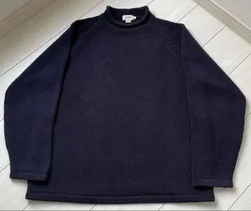 J.CREW 롤넥 코튼 니트 스웨터