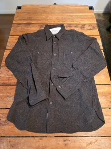 JOURNAL STANDARD 다크 브라운 긴팔 셔츠 L 사이즈