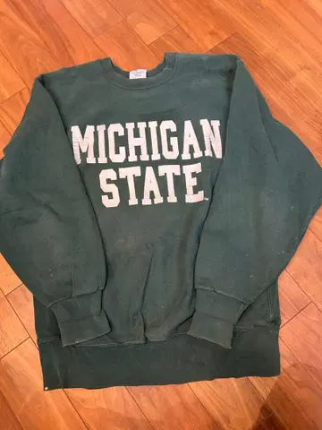 90s MICHIGAN STATE 맨투맨 XL USA제 리버스