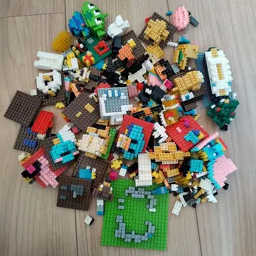 디즈니 리조트 나노블록 LEGO 블록 부품 다수 세트