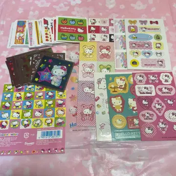 산리오 키티 씰 모음
