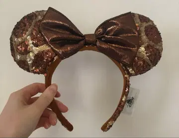 플로리다 디즈니 미키 귀 머리띠 스팽글 장식