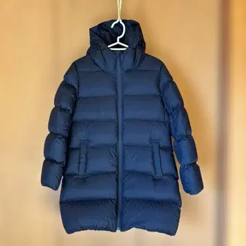 무인양품 후드 부착 다운 코트