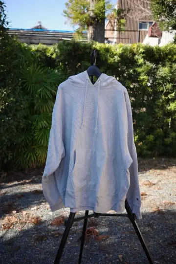 Champion Reverse Weave 후드티 XXL 그레이