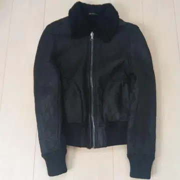 이탈리아제 무스탕 블루종