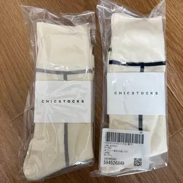 [ 미사용 새상품 ] CHICSTOCKS 시크스톡스 2족 세트