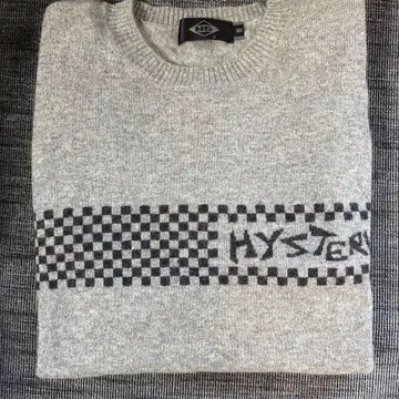 HYSTER 그레이 얇은 소재 니트 M 사이즈